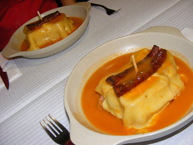 Francesinha at Bufete Fase