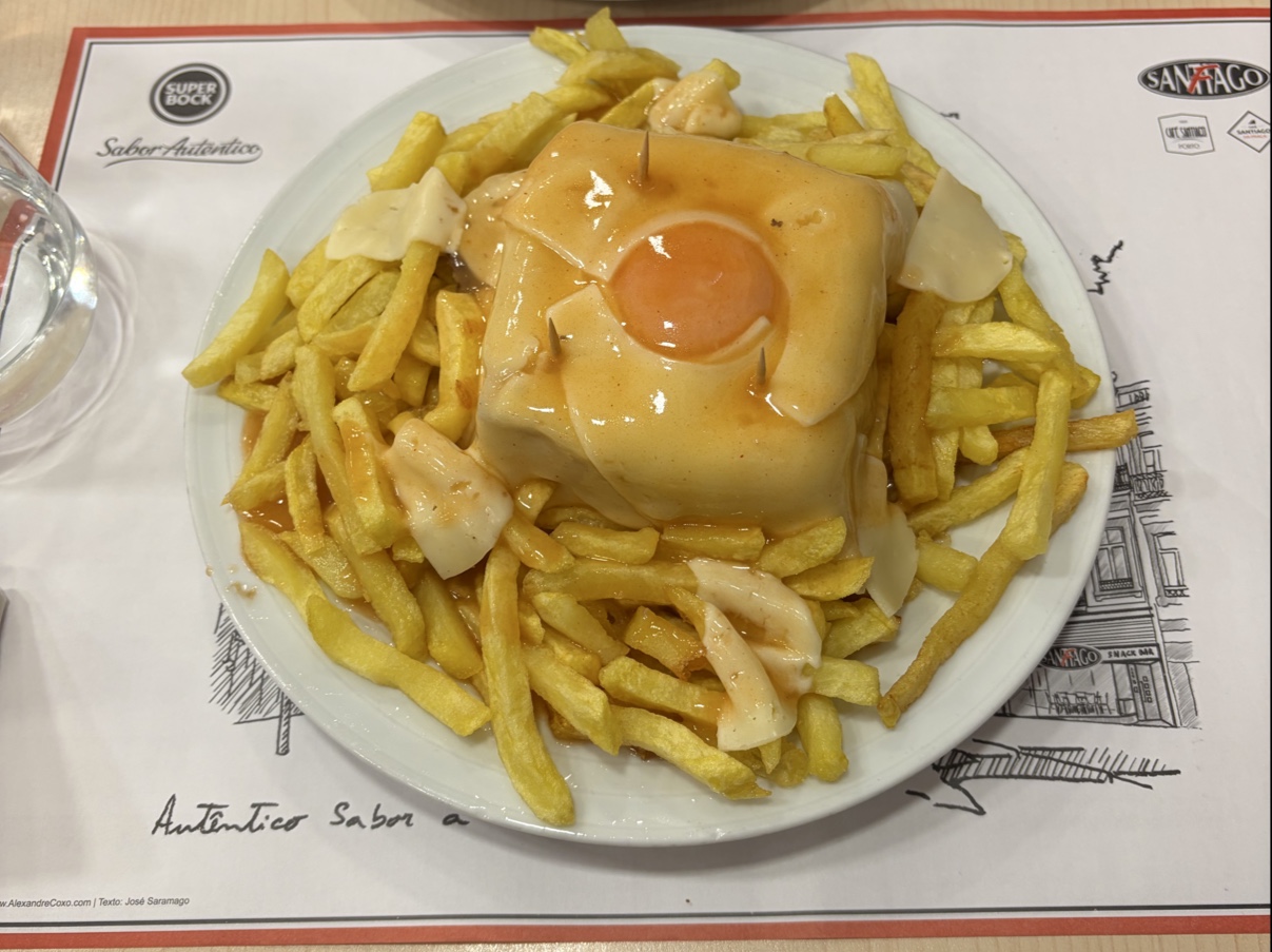 Francesinha at Café Santiago F