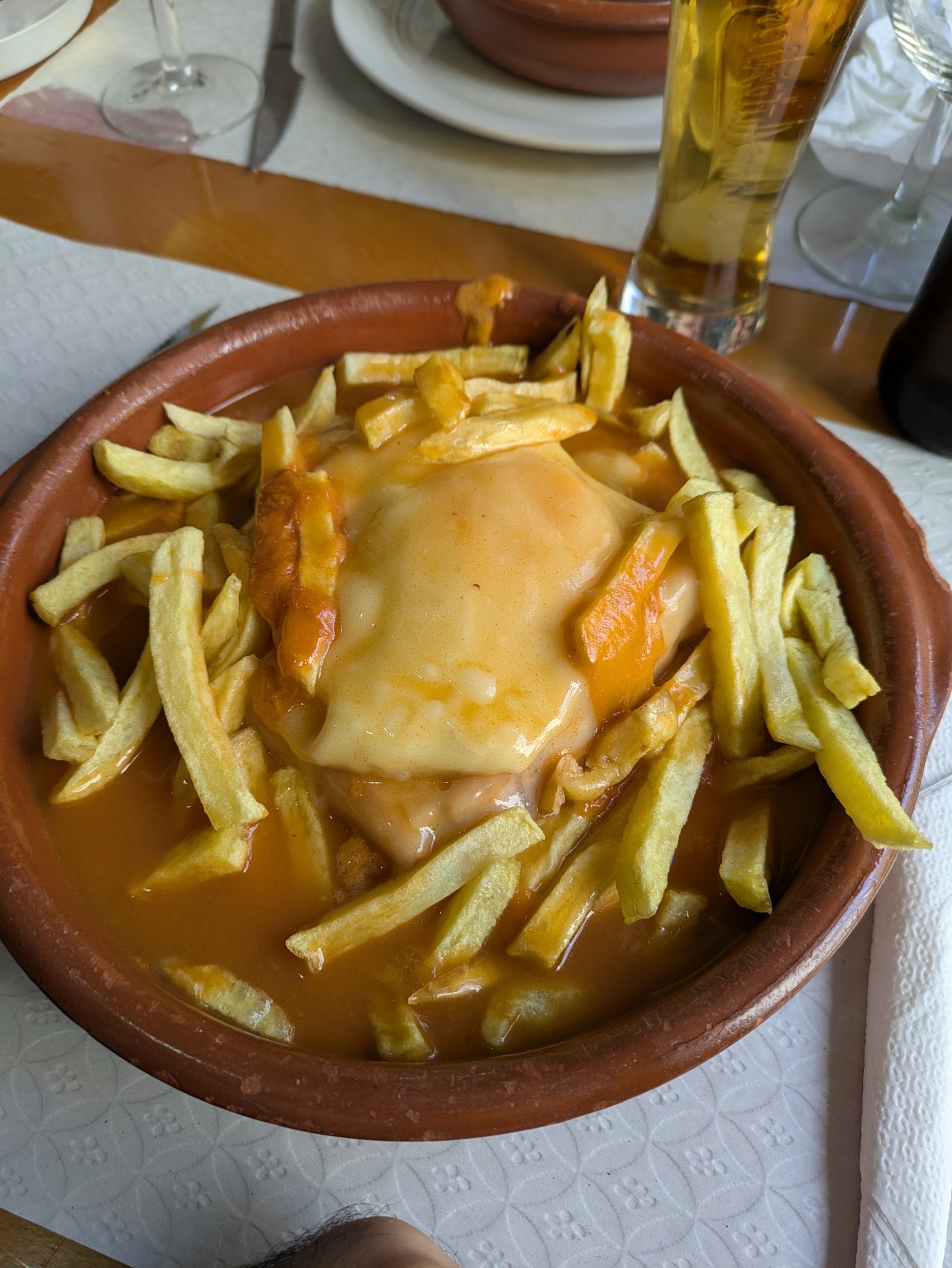 Francesinha at Espiga Pura